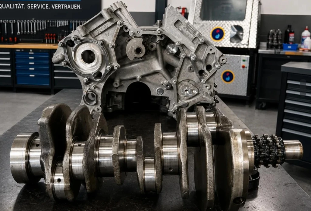 Zerlegter Motor